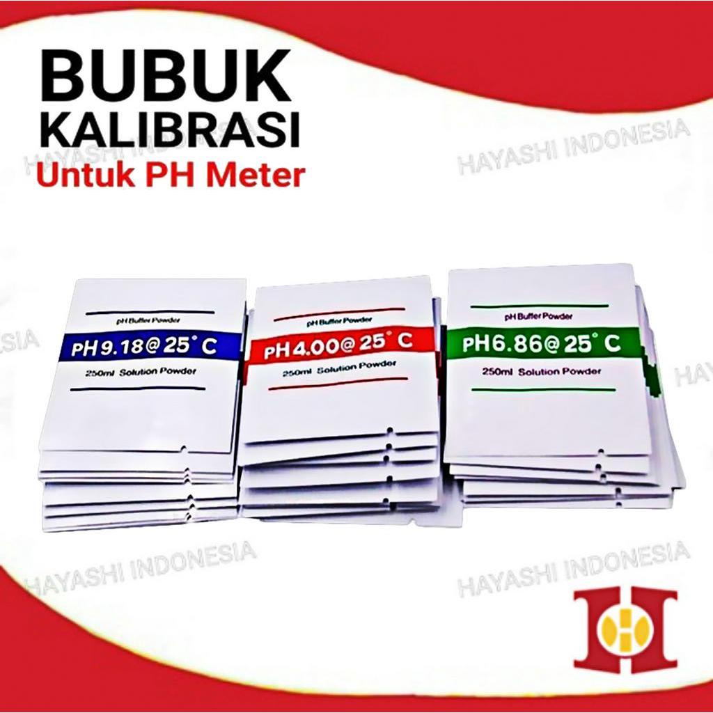 Bubuk Kalibrasi PH Meter Serbuk Kalibrasi Asam Basa Buffer Powder 5pcs