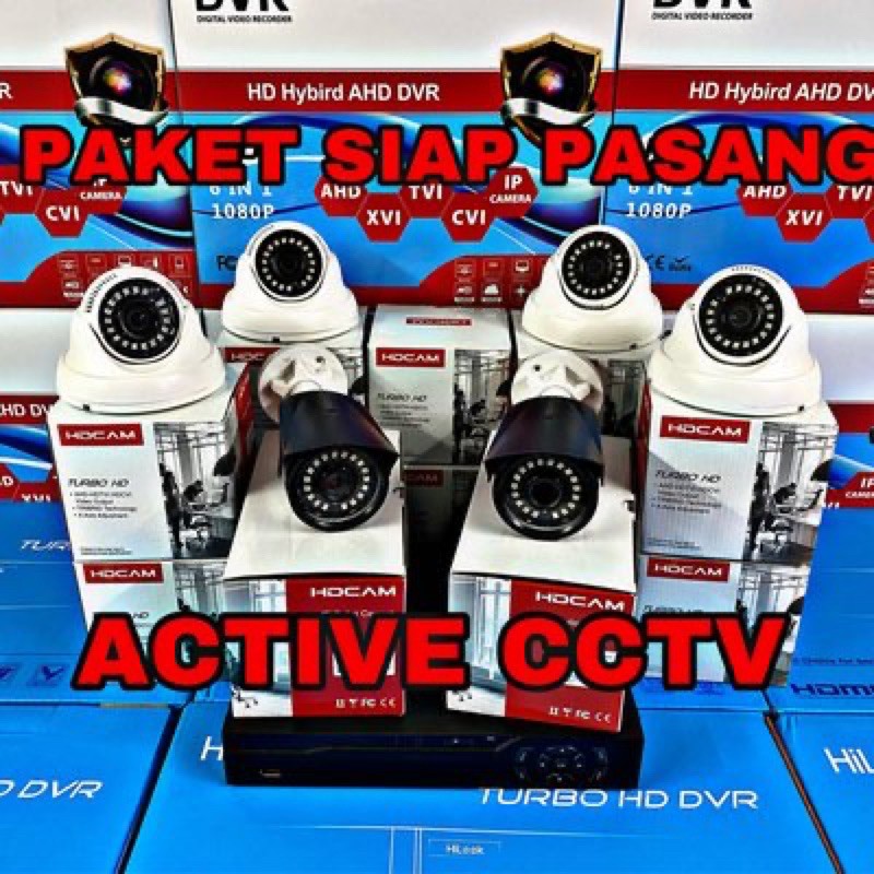 murah paket cctv 6 camera 3mp siap pasang komplit