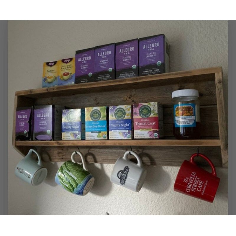 RAK GELAS RAK DAPUR KAYU JATI BELANDA GANTUNGAN MUG GANTUNGAN GELAS PERLENGKAPAN DAPUR