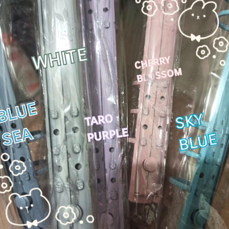 

<ViL ✮> {READY} LC Binder A5 RING 6 PVC Transparan Bening Besi Warna |Kirim Langsung