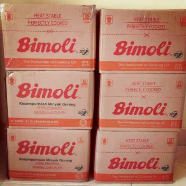 Minyak goreng Bimoli 6 pouch @2 liter
