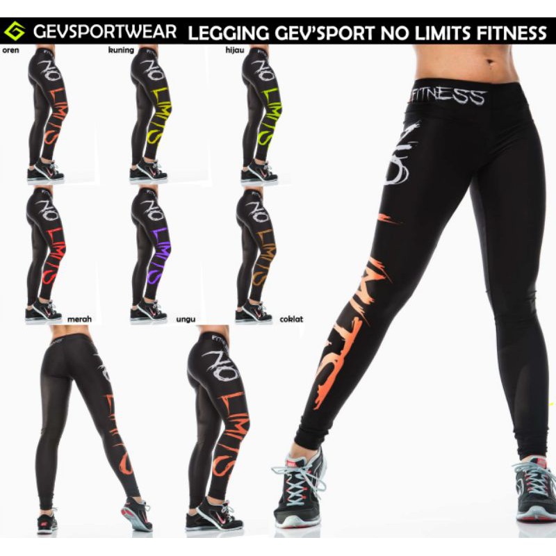 CELANA OLAHRAGA GEVSPORTWEAR NO LIMITS