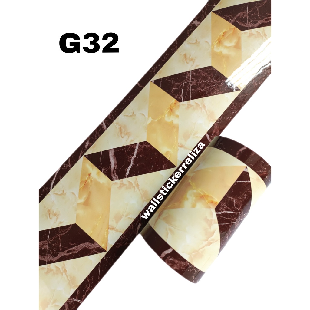 RELIZA WALL BORDER GLOSSY WBS 10 CM X 10 M  WALLBORDER LIST TEMBOK G32