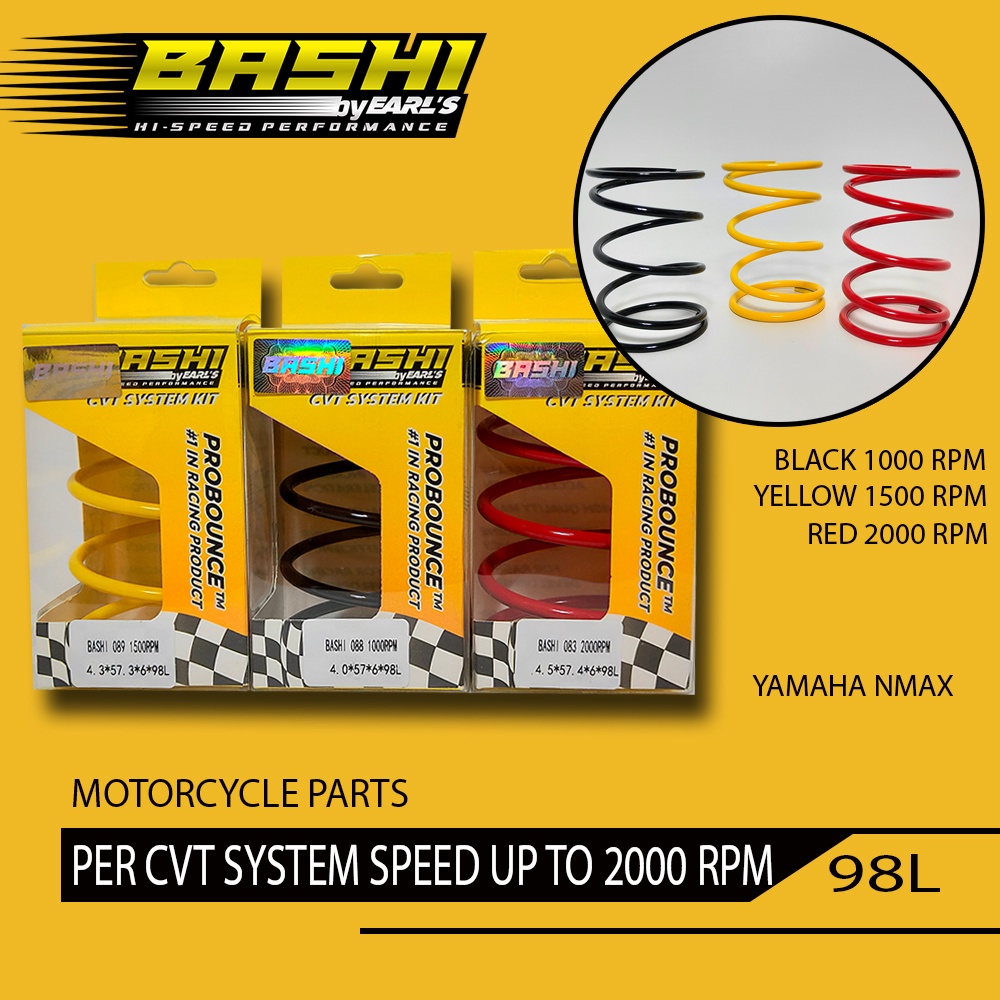 BASHI Per Cvt Racing Probounce High Quality CVT Spring All Type Motor motor