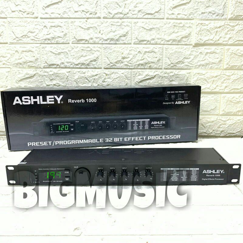 Effect Vokal Ashley Reverb 1000 Original