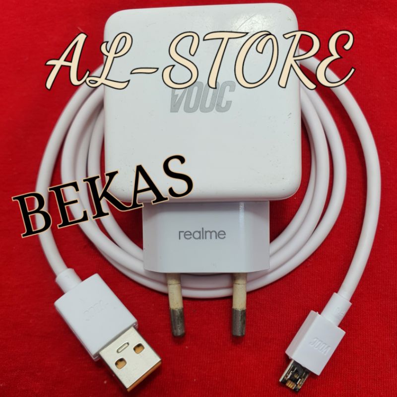 Charger Realme 3 Pro Vooc 4 Amper Type Micro Ory Ces Original Langsung dari Realme Bawaan Hp Fast Ch