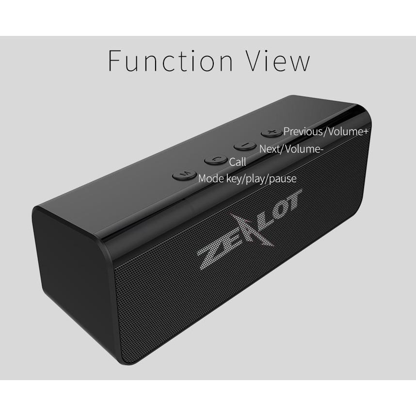 Speaker Bluetooth Portable 10W Zealot