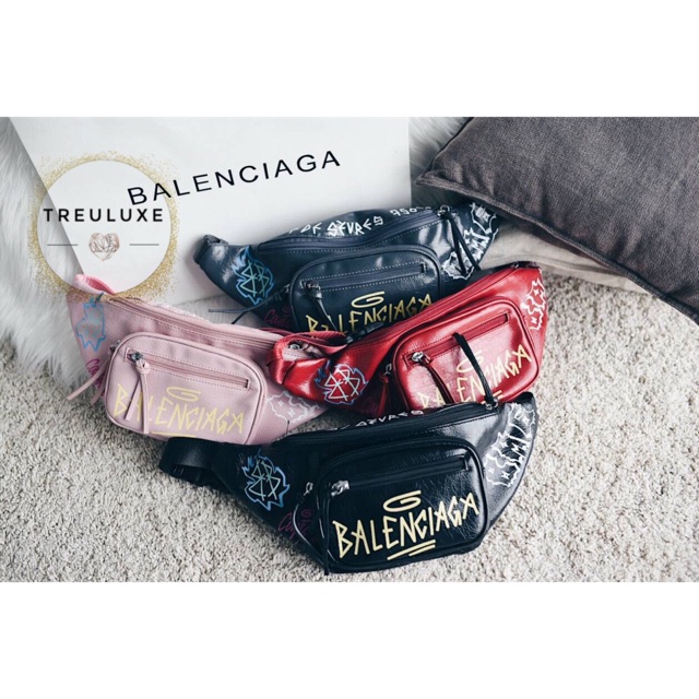 Waist Bag Balenciaga Graffiti Original