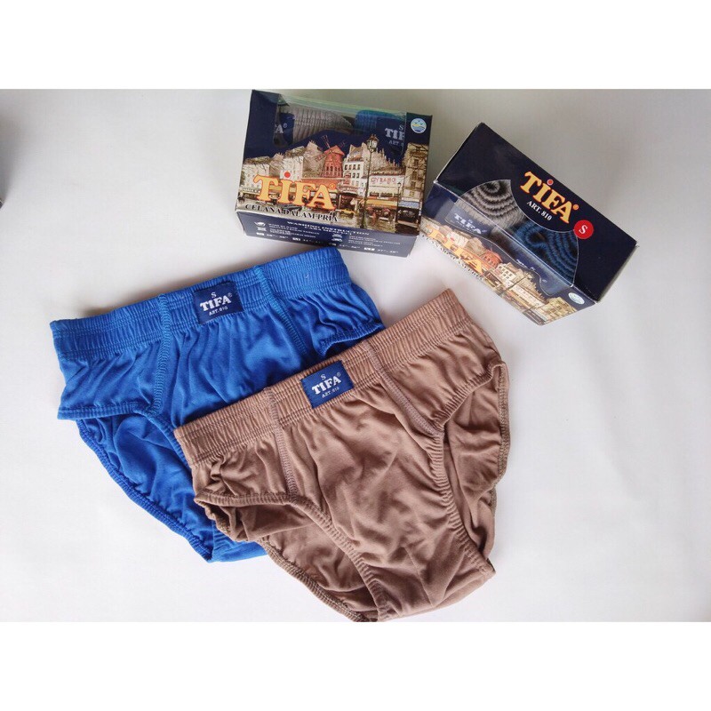 Celana Dalam Pria Tifa 1box(2pcs) CELANA DALAM REMAJA-PRIA DEWASA BAHAN KATUN HALUS UNDERWEAR