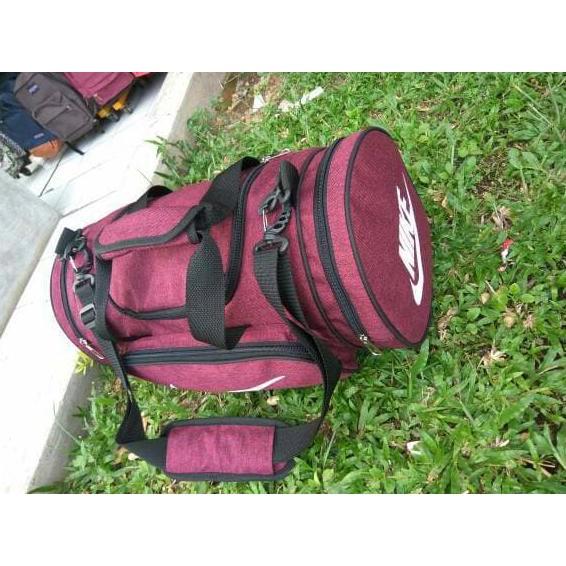 Jual tas olahraga/travel bag tas olahraga nike gym basket futsal renang - Hijau Tua Terbaru