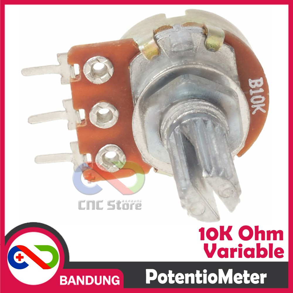 POTENTIOMETER POTENSIOMETER 10K 10KOHM LINIER TAPER ROTARY