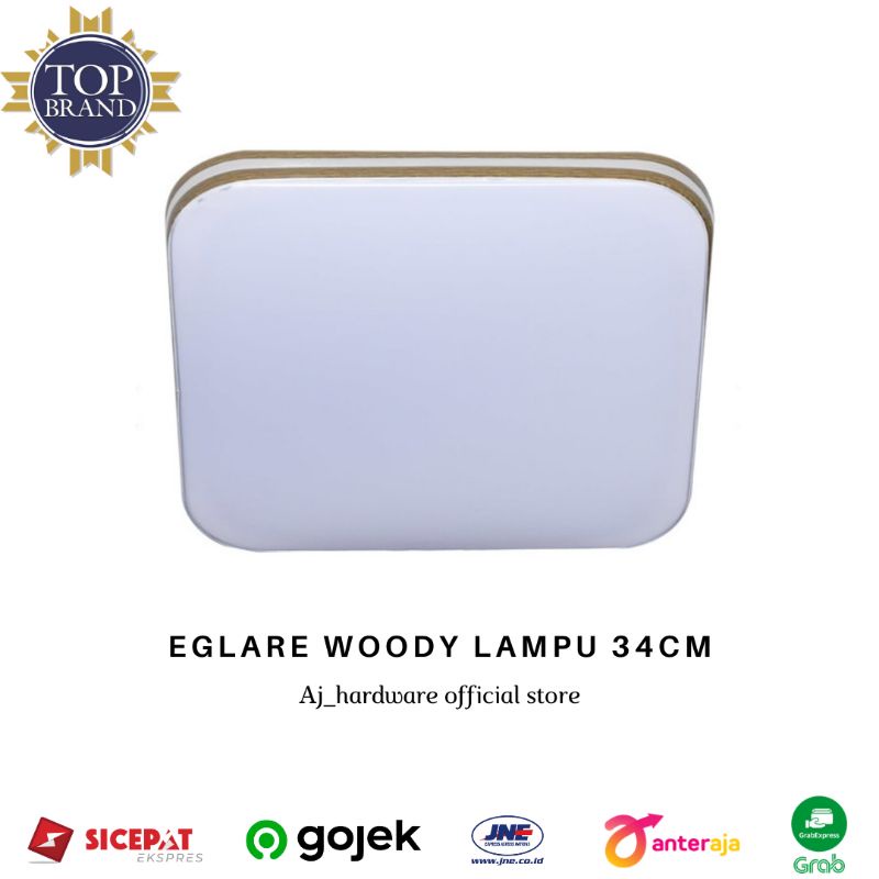 Eglare Woody Lampu Langit-langit / Plafon  Led 34 Cm