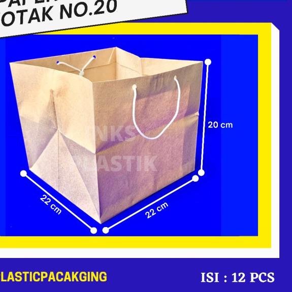 

PAPER BAG KOTAK NO.20 ( 12 PCS )