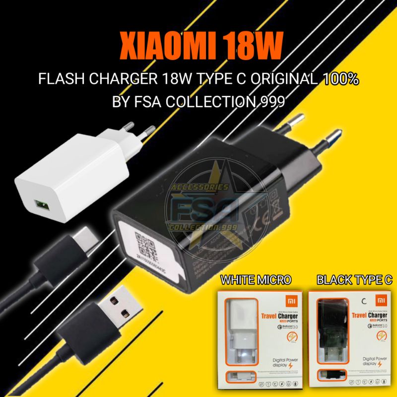 TRAVEL CHARGER/POWER CHARHER XMI MDY-10-EL 18W TYPE C FAST CHARGING FOR XMI RDMI