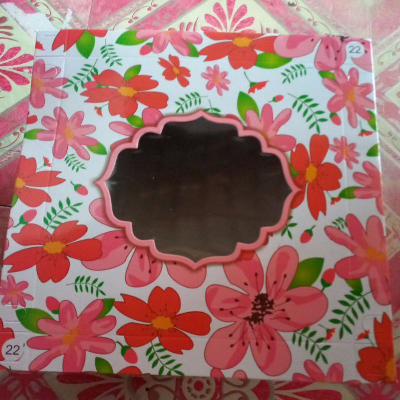 dus tart UK 22/dus tutup mika hati 1pack =10pcs