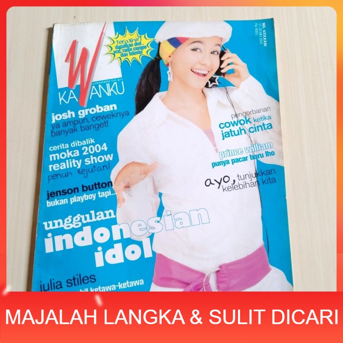 Majalah KAWANKU No.47 Mei 2004 LAUDYA CHINTYA BELLA Langka