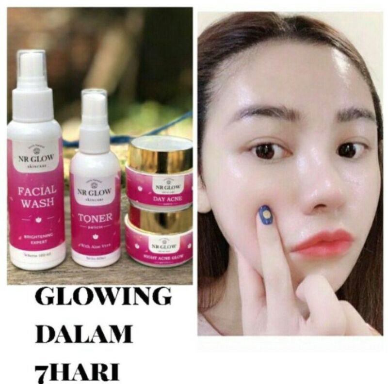 Nr glow paket pemutih wajah