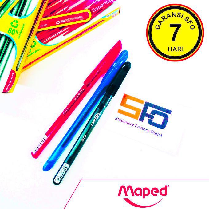 

Kualitas Terbaik] Pen Maped Ice 1.0Mm - Biru