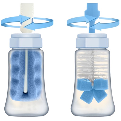 Bagus Pipi Deluxe Baby Bottle Brush Set / Sikat Botol