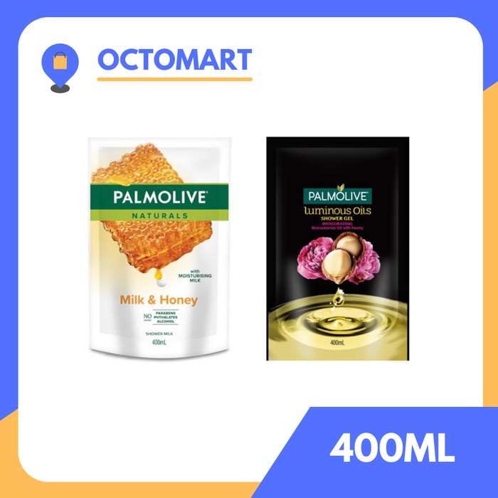 x0114c4 Palmolive Shower Gel Sabun Mandi Cair Refill 400Ml Semua Varian - Luminous Oil Qs20A1S