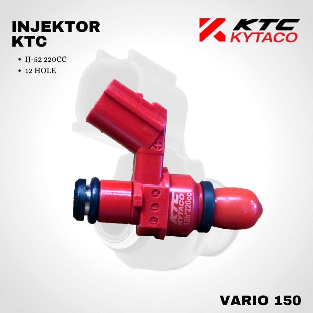 Injektor Injector Vario 150 Cbr150 Beat fi CRF 220cc 12 Hole Ktc kytaco