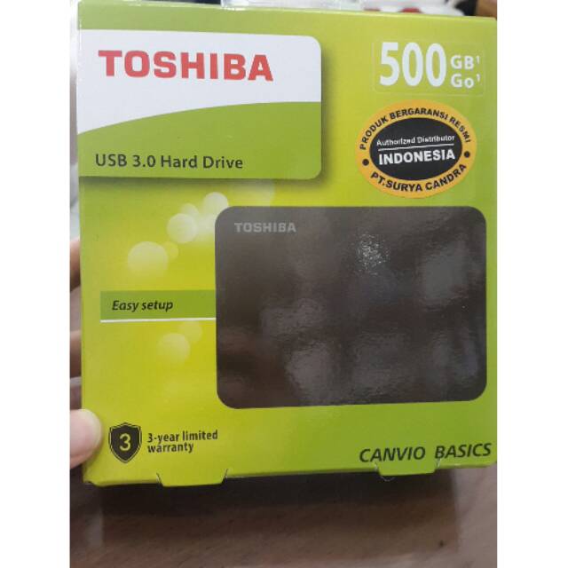 Hardisk External Toshiba 500Gb