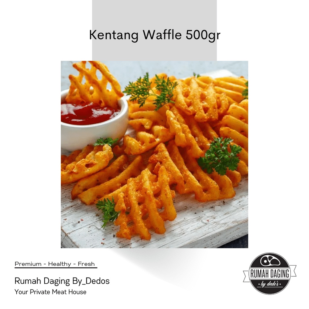 

Kentang Waffle 500gr | Kentang Goreng | Potato Waffle French Fries