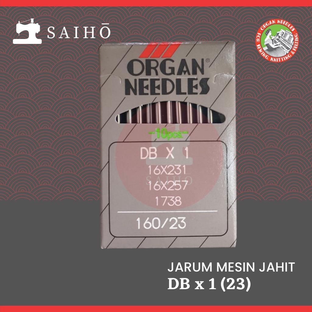 ORGAN Needles DBx1 / DB x 1 - Jarum Mesin Jahit