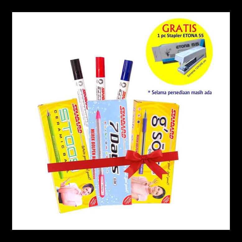 

BARU STANDARD PAKET HEMAT 5 ALAT TULIS - STANDARDPEN PAKET ALAT TULIS MURAH MERIAH