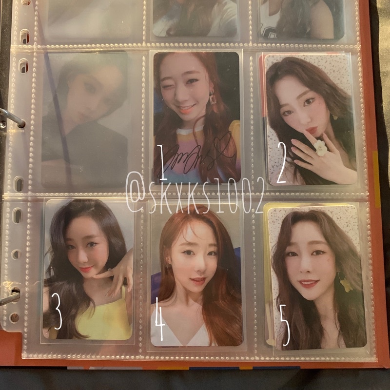 WJSN Yeonjung Neverland Unnatural Signed Photocard