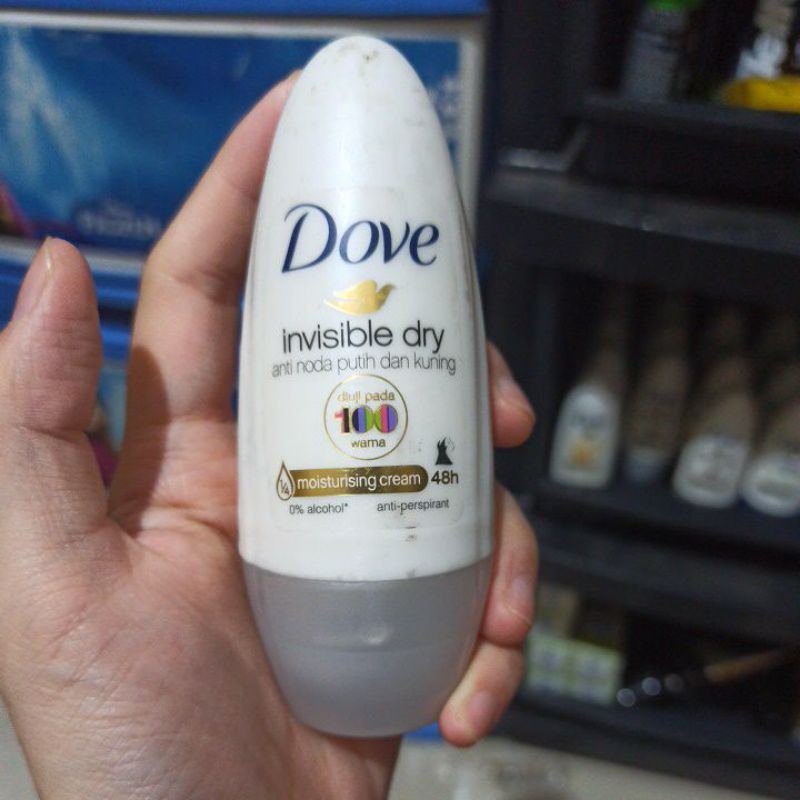 Dove Deodorant Silk Dry dove invisible dry  40ml Anti Bakteri