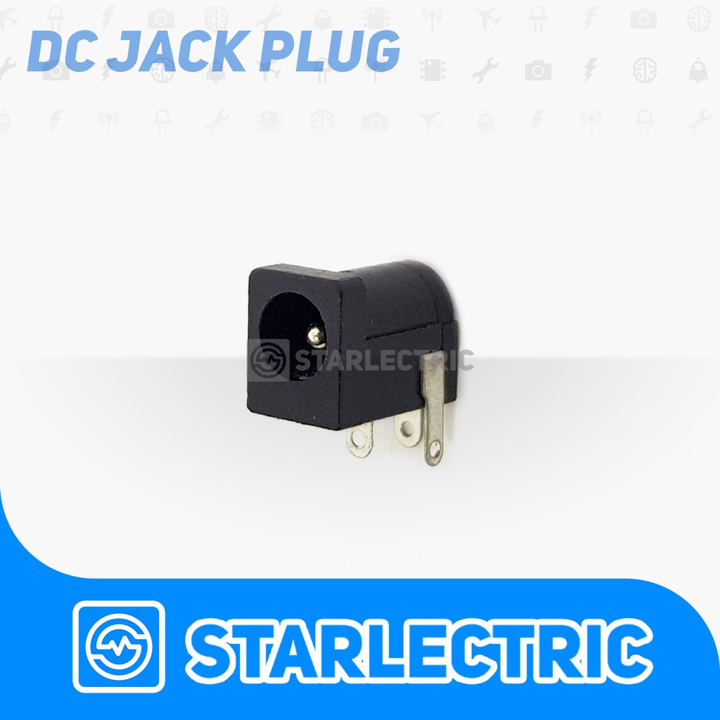 Socket Soket DC Female Jack DC 5.5X2.1MM PCB