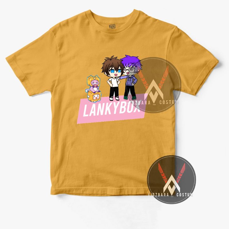 kaos baju anak Lankybox terbaru/kaos anak lankybox