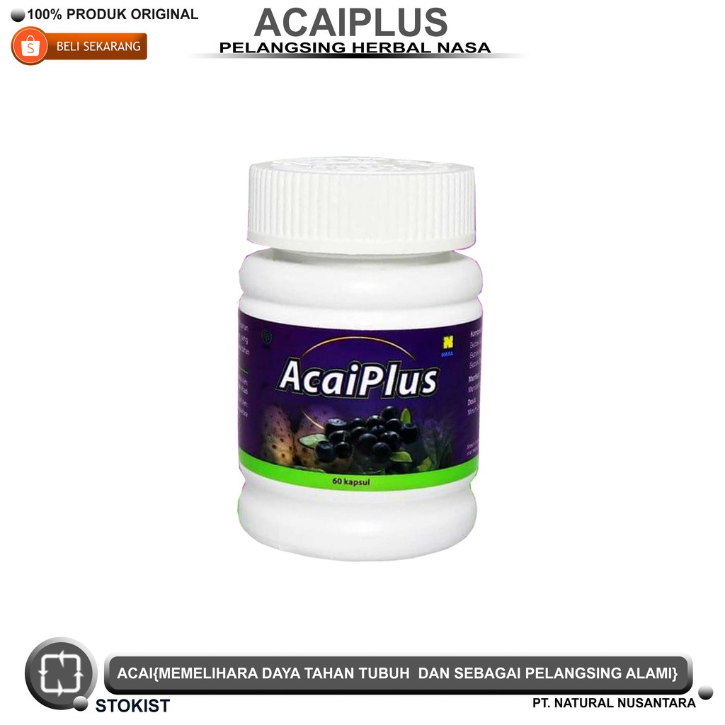 ACAIPLUS NASA (PELANGSING ALAMI DARI ACAI BERRY)