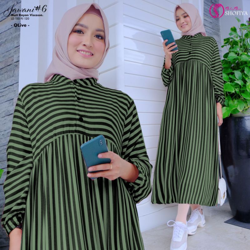 (NEW) MIDI DRESS WANITA FASHION MUSLIM//JAWANI MIDI BY SHOFIYA SOLO
