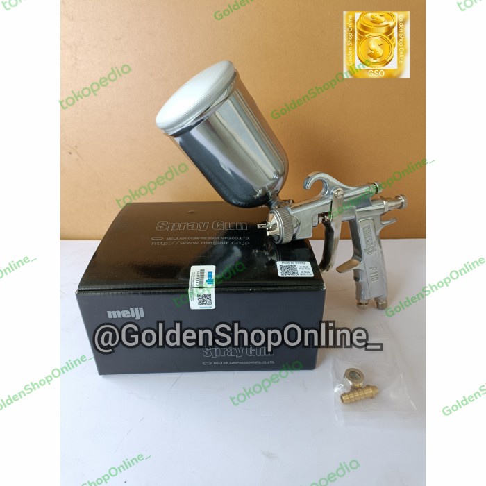 {DewiStore} Spray Gun Meiji F110 Tabung Atas Asli Jepang - Nozzle 15 Limited