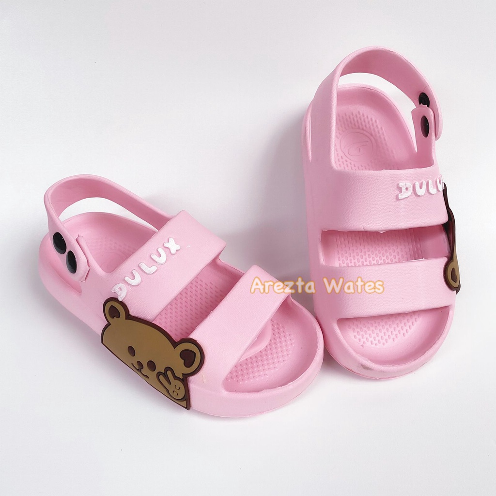 Sandal karet selop slip on anak dulux 391D tali belakang