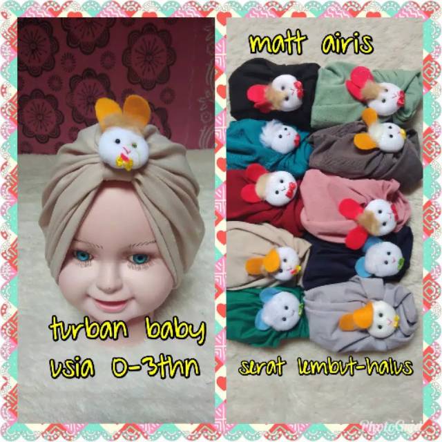 Turban Bayi / Turban Anak / Turban Anak Motif / Headband Bayi