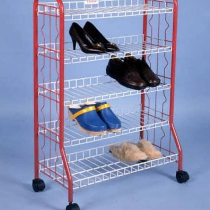 Rak Sepatu Sendal Master 5 susun/Rak Sepatu Besi 5susun
