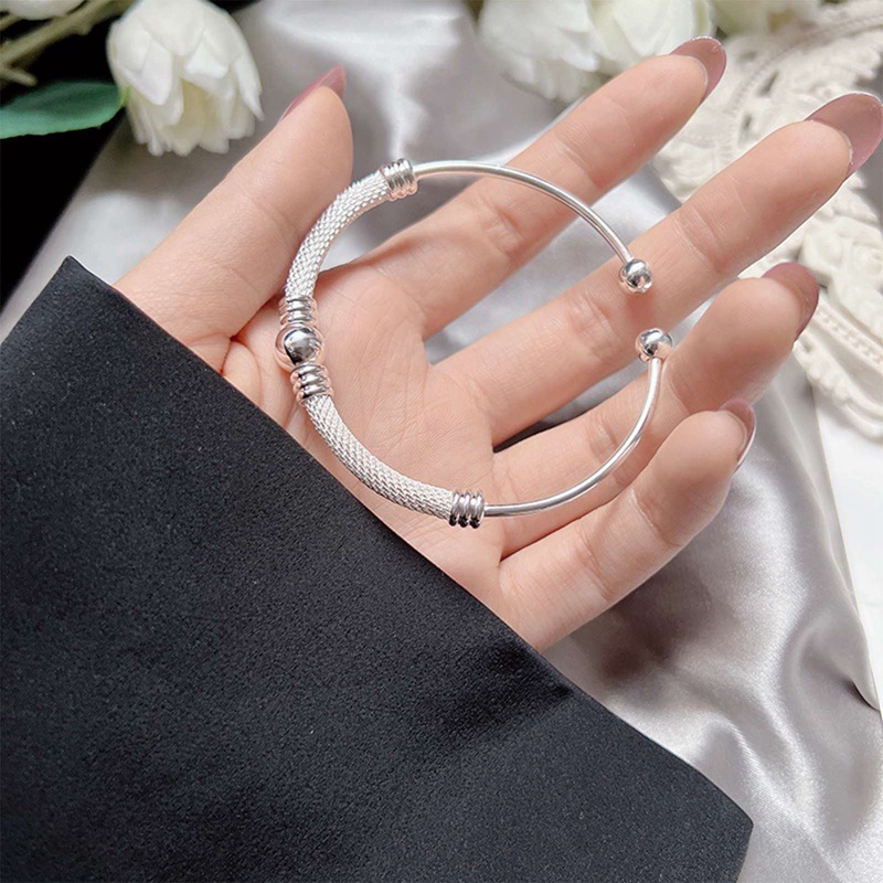 Gelang Wanita Bahan Stainless Steel Bentuk Bola Untuk Hadiah Ulang Tahun