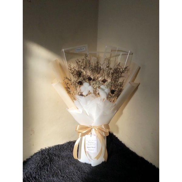 buket bunga kering/buket bunga murah/buket wisuda