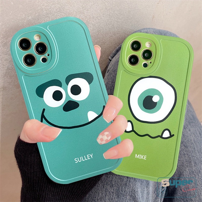Monsters University Mike Oval Couples Case Xiaomi POCO X3 Pro X3 NFC M3 F4 Redmi Note 11s 10s 8 9s 9 10 11 Pro Max Plus 12C A1 10C 9A 9T 9C NFC K40S Perlindungan Lensa Soft Case