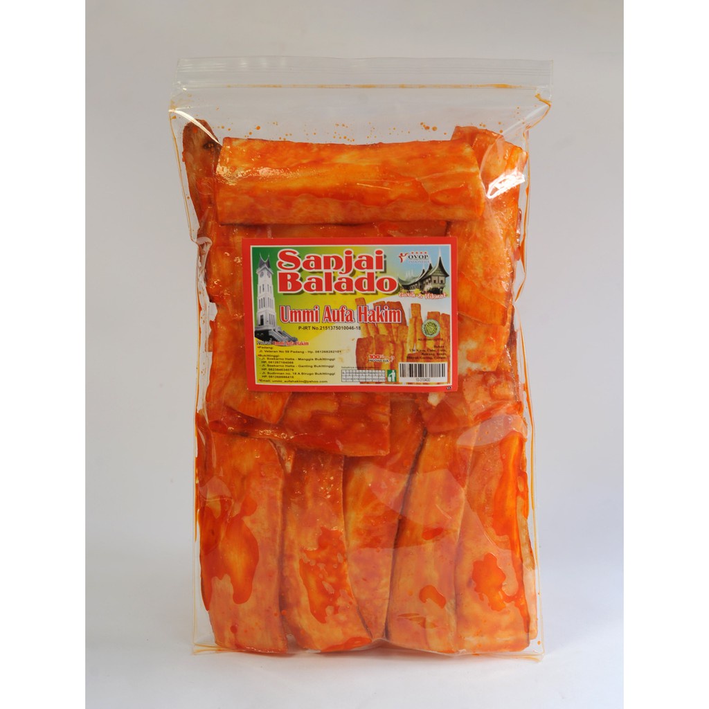 

Keripik Sanjai Balado Panjang 400gr - Ummi Aufa Hakim