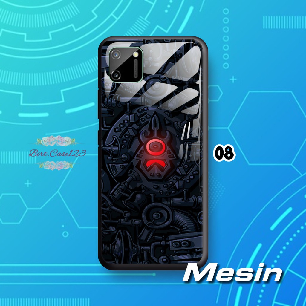 Softcase back case glass kaca MESIN Oppo F9 F11 F11 PRO A52 A72 A92 A53 A32 A33 A91 F15 BC2022