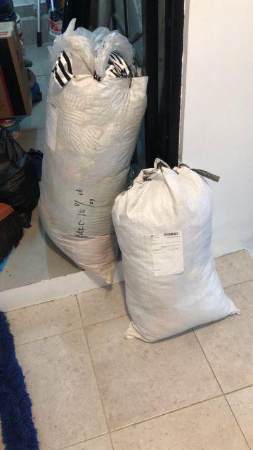 New Produk Kain Isi Samsak . Karungan 20 Kg. Kain Perca Majun Barang Kualitas Terbaik