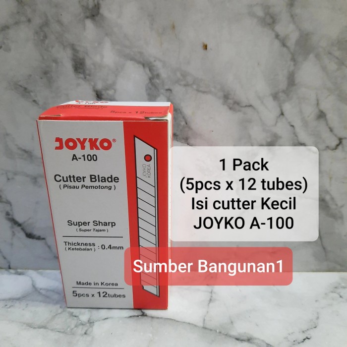 

Cantik Isi Cutter Joyko A 100 Kecil 1Pack A-100 Mata Pisau Kater Mini Promo
