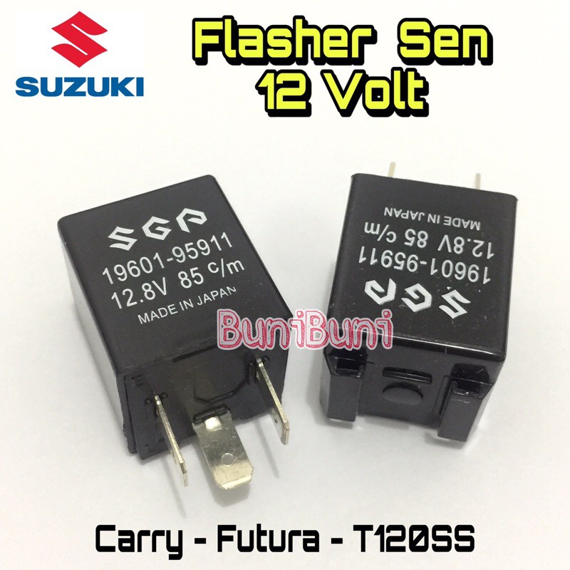 Flasher Sen / Relay Otomatis Sen Riting Mobil Suzuki Carry Futura T120SS Universal 12 Volt