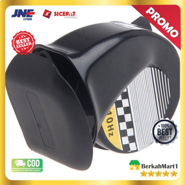 Klakson Motor Mobil Model Snail Loud Horn 12V 130dB - SYB001 - Black