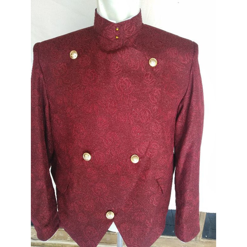 beskap Jawa pengantin akad jaguar solo