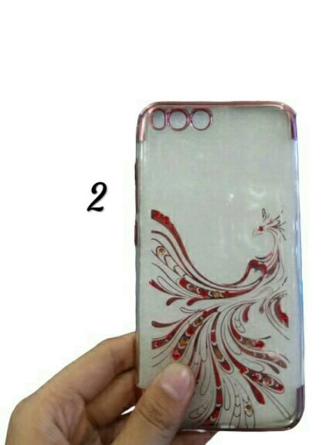 Softcase shinning chrome phoenix Mi6